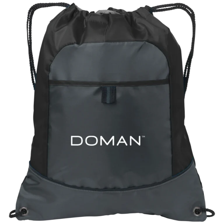 Branded drawstring backpack